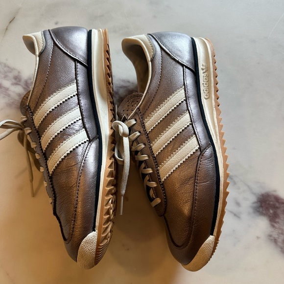 Adidas SL 72 OG - Metallic with Cream Stripe - Picture 5 of 7